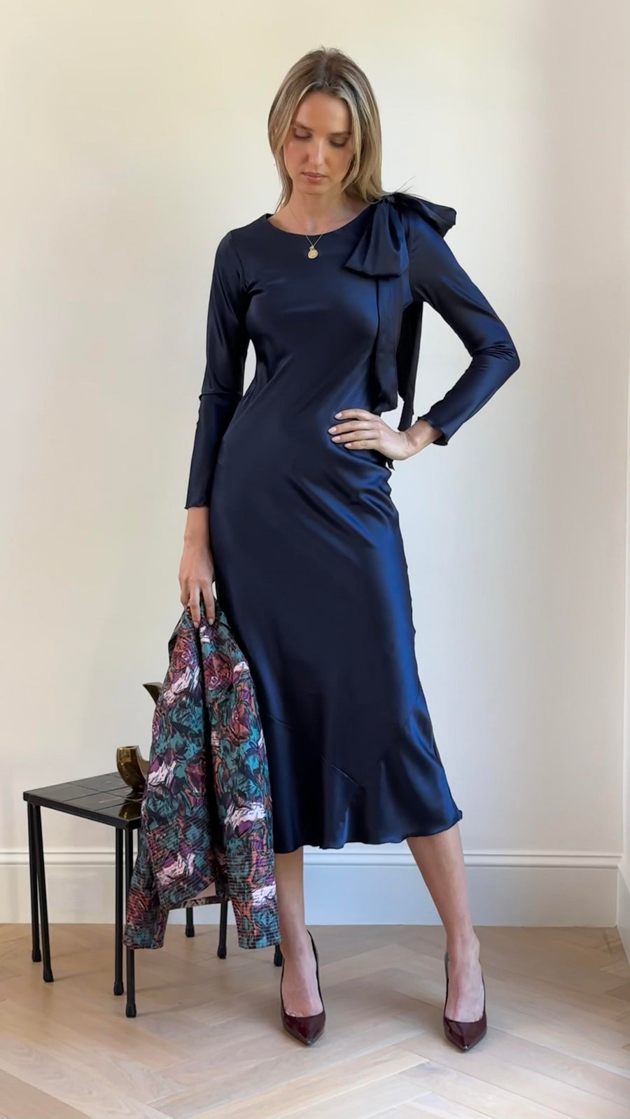 Jill Dress : Navy